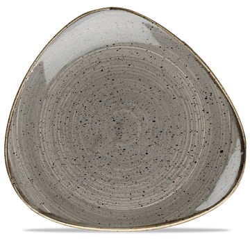 Peppercorn Grey Triangle Plate 31.1cm